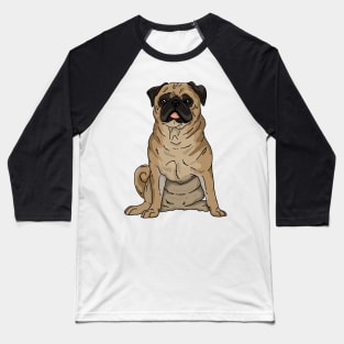 Pug dog Baseball T-Shirt